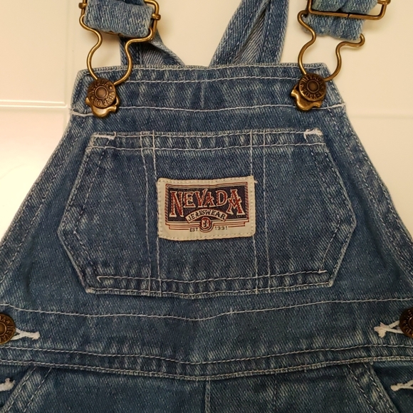 Infant boys jean overalls - Picture 2 of 6
